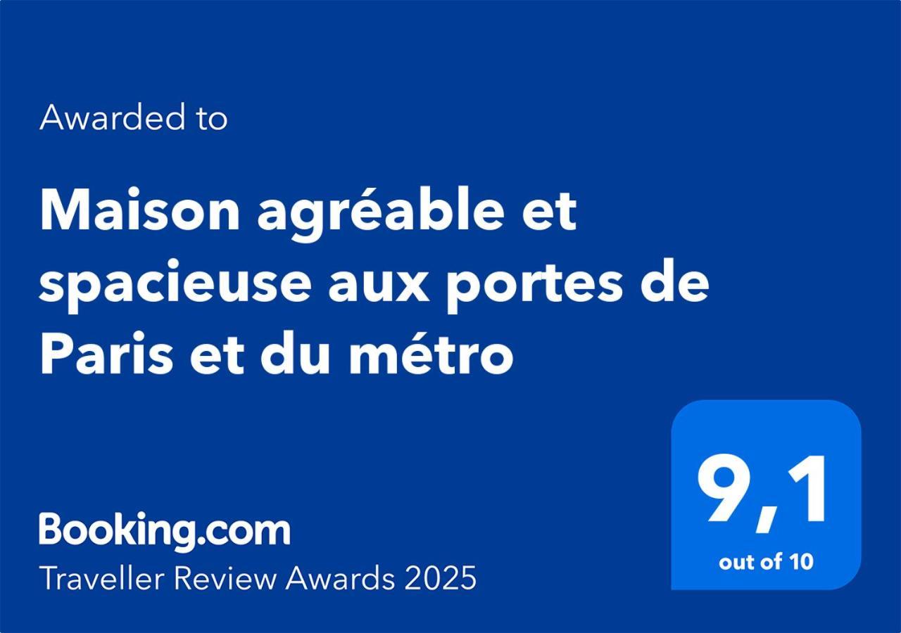Maison Agreable Et Spacieuse Aux Portes De Paris Et Du Metro Saint-Ouen  Ngoại thất bức ảnh